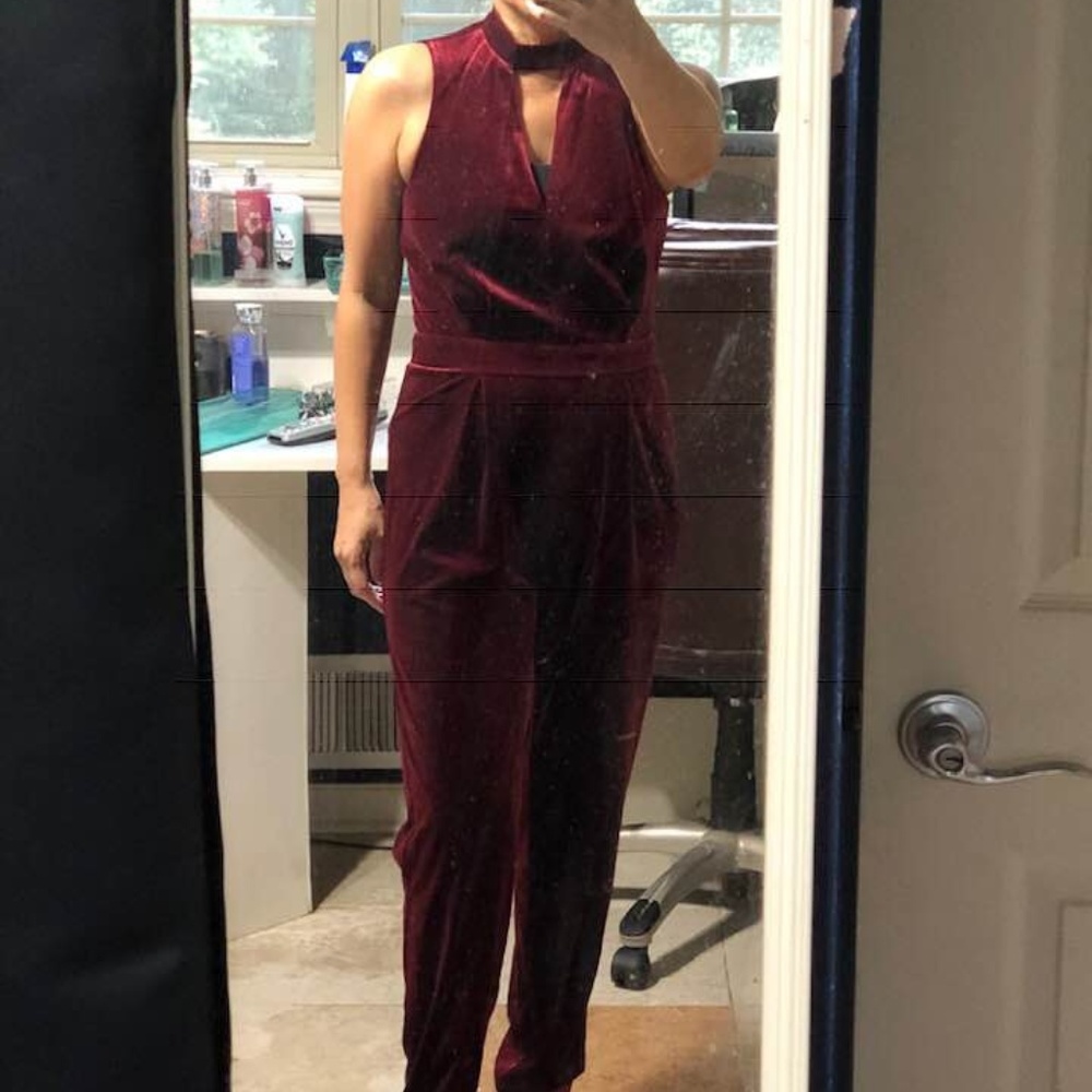 Shinestar Velour Jumpsuit